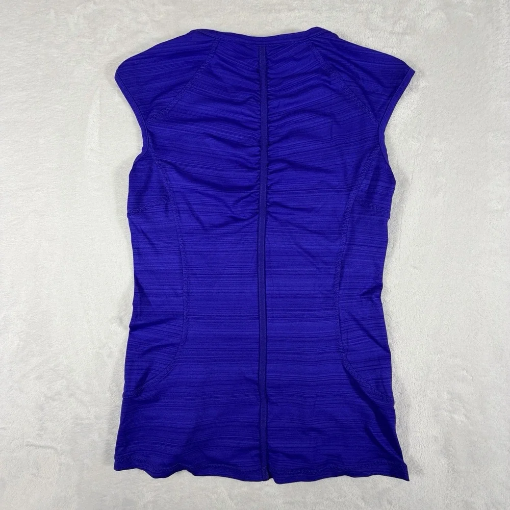 Athleta Top Women's Sz S Bluish Purple Sleeveless Pacifica‎ Stretch